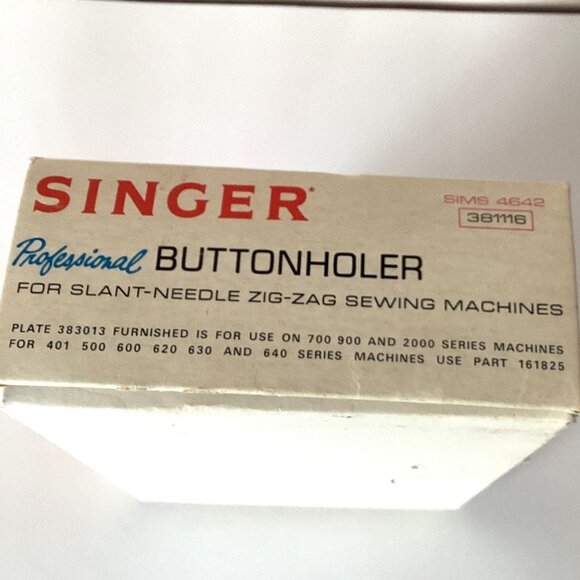 Vintage Singer Professional Buttonholer Zig Zag 5 Styles Eyelet Sewing Machine - Picture 3 of 9